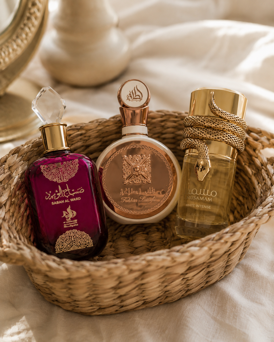 3 Perfumes Árabes -Sabah Al, Fakhar Lattafa e Lattafa Musamam - (100ml Cada)