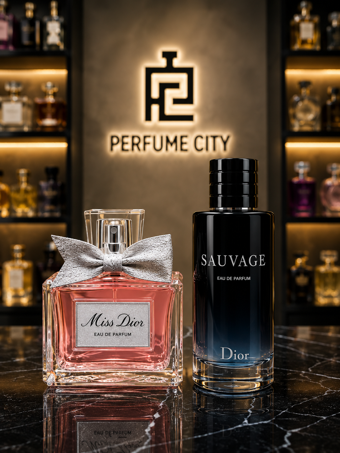 Promoção Compre 1 e Leve 2  – Miss Dior + Sauvage Dior – (100ml Cada)